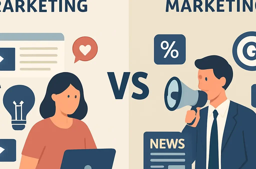 Content marketing vs traditionele marketing: wat is het verschil